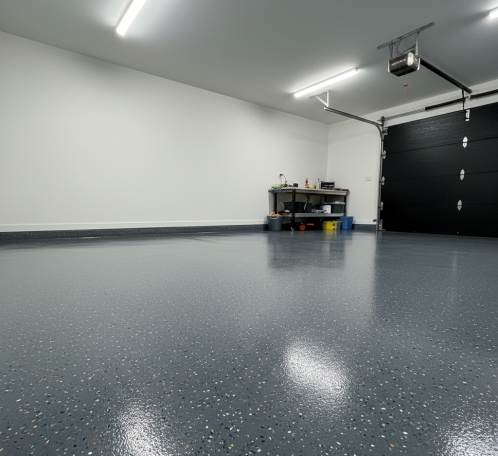 Epoxidharzboden in Garage